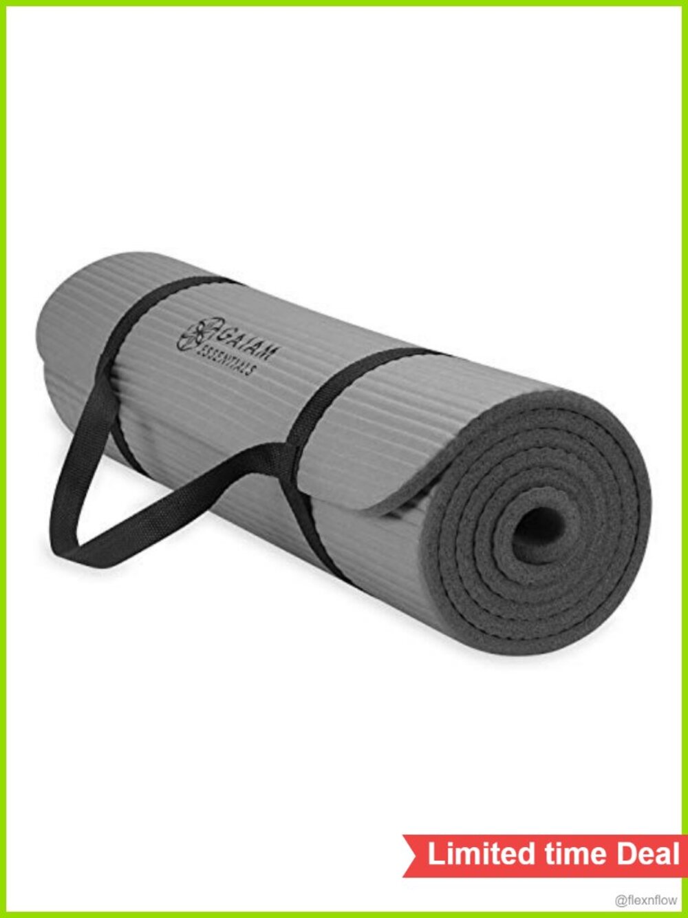 Extra Thick 10mm Yoga Mat with Carrying Strap